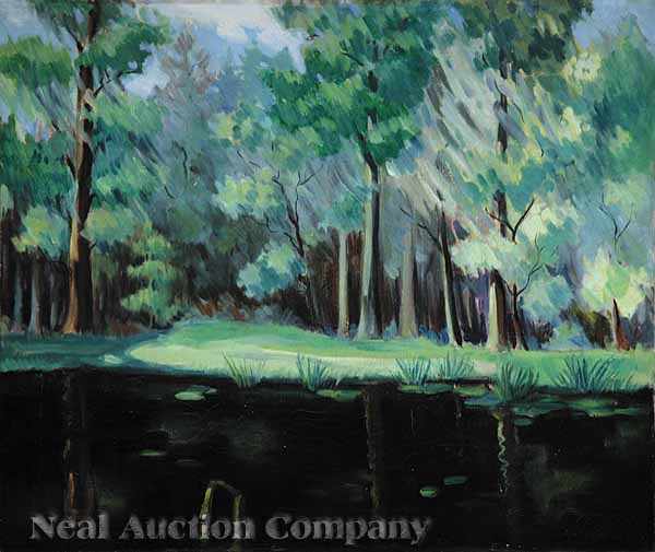 Appraisal: Charles Reinike American New Orleans - Bayou Teche oil on