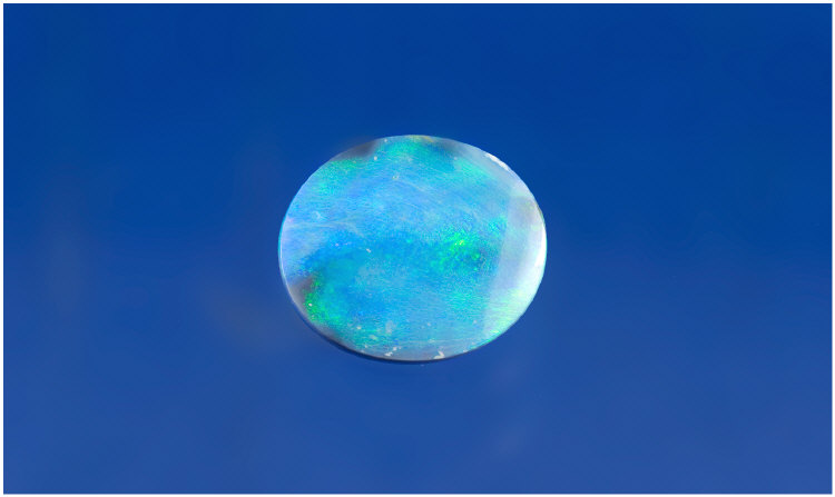 Appraisal: Large Carat Lightning Ridge Black Opal Measures x cm Predominantly