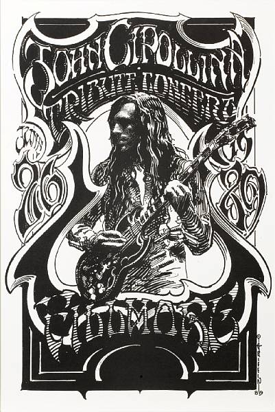 Appraisal: Rick Griffin a John Cipollina Tribute Concert poster th June