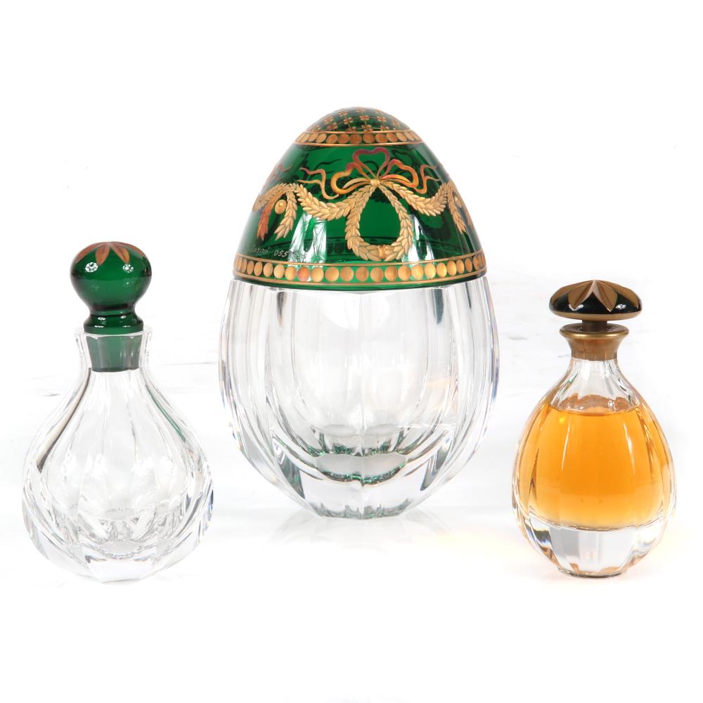 Appraisal: FABERGE GRACE DE MONACO LIMITED EDITION CRYSTAL PERFUME BOTTLE SET