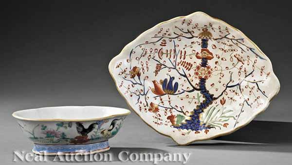 Appraisal: A Crown Derby Porcelain Polychrome and Gilt Sweetmeat Dish the