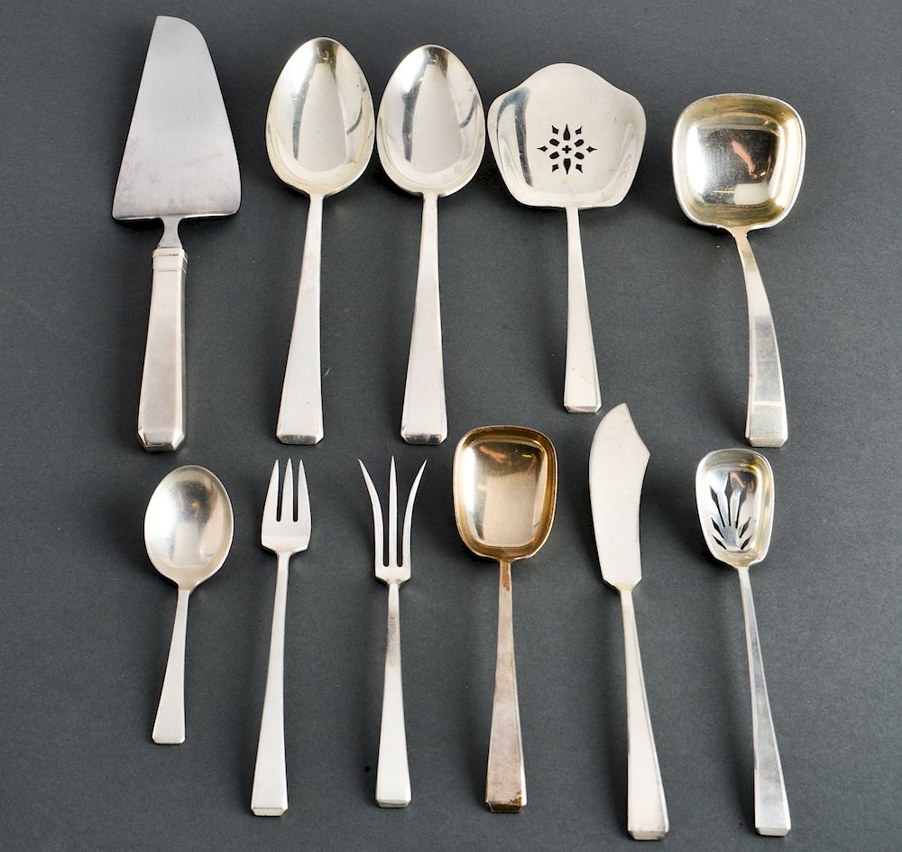 Appraisal: Towle Craftsman Silver Serving Utensils Towle Craftsman pattern sterling silver