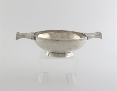 Appraisal: A George II Scottish quaich of shallow circular form with