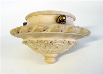 Appraisal: Italian alabaster ceiling light early th century