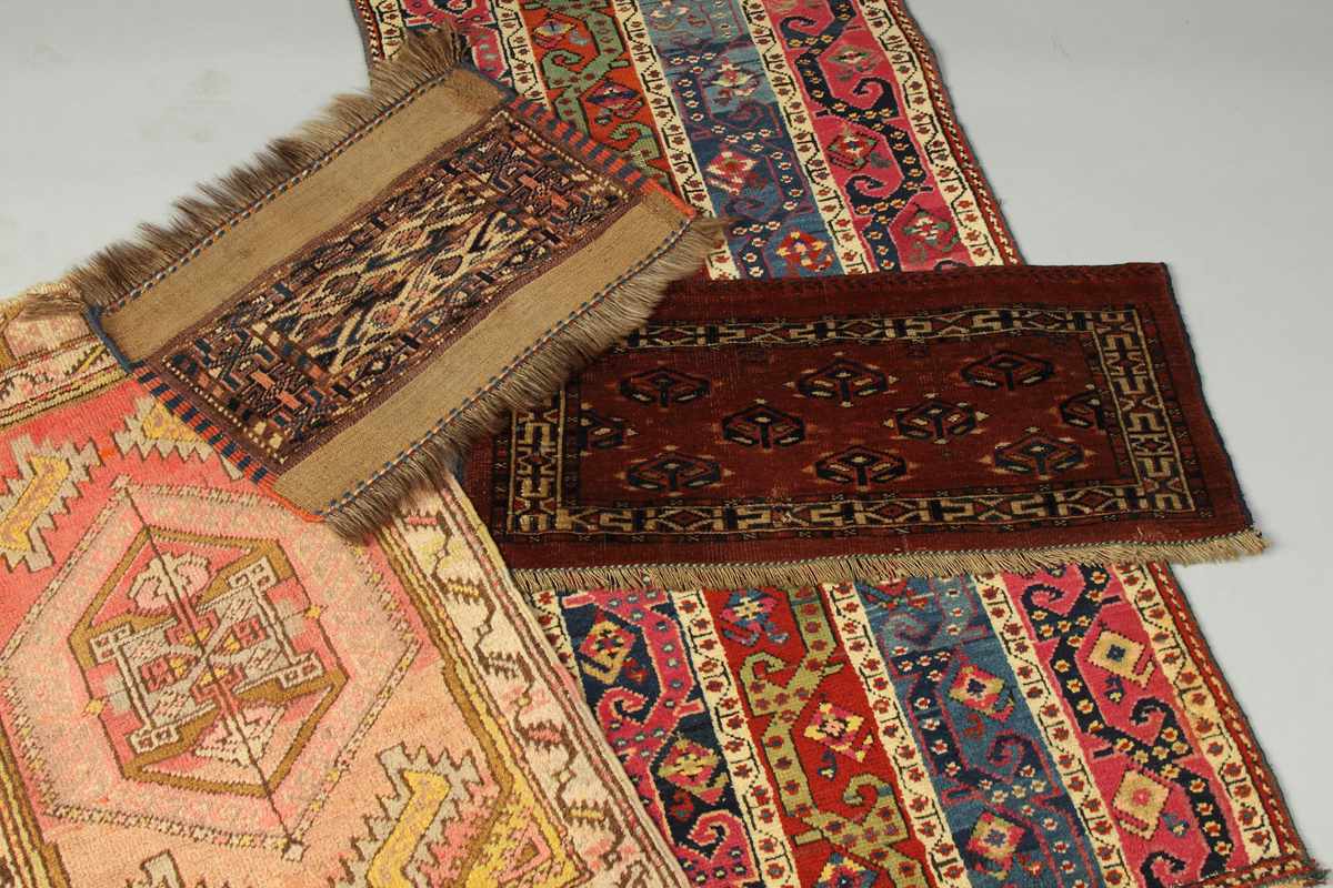 Appraisal: Group of Oriental Rugs Condition Some overall repairs Dimensions Max