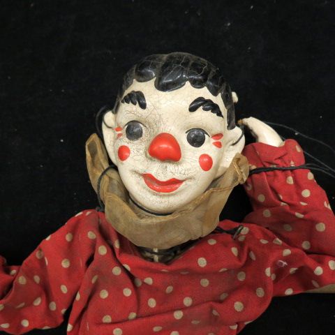 Appraisal: Marionette Puppet clown all original