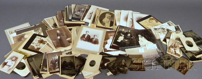 Appraisal: Large Lot of th Early th Century Photographs mostly portraits