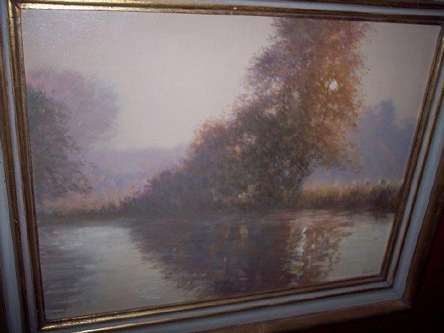 Appraisal: Edward DawsonMorning Sunlight The Dronnesignedoil on canvas cm x cm