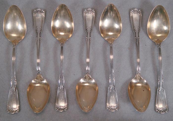 Appraisal: Reed Barton Chambord sterling silver demitasse spoons W mono l