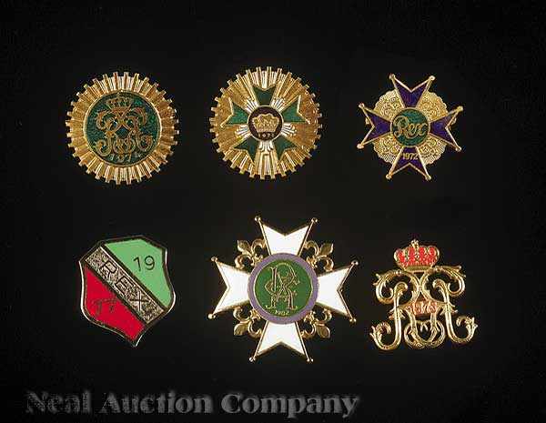 Appraisal: Mardi Gras a group of Rex pin favors including Centennial