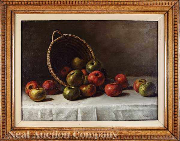 Appraisal: Alfred Bryan Wall American - Still Life with Rye Straw