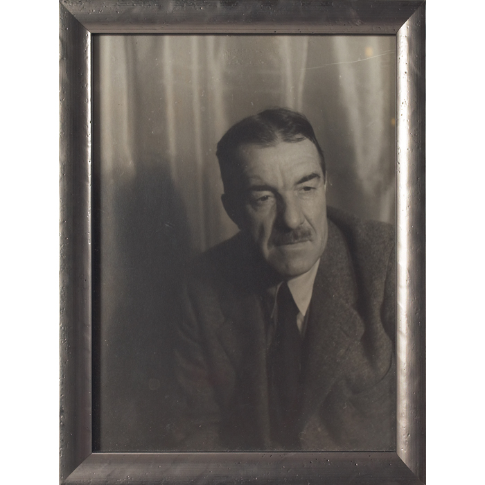 Appraisal: Carl van Vechten American - ''Portrait of Ferdinand Leger ''