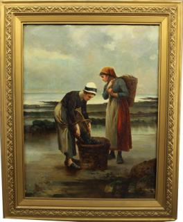 Appraisal: Henry Laurent Henry Alphonse Louis Laurent-Desrousseaux French - Oil on