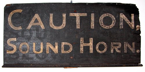 Appraisal: An antique hand painted sign Artist American Sign Painter Title