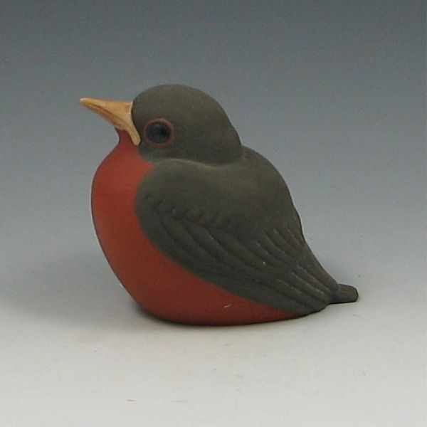 Appraisal: Nicodemus Ferro-Stone Robin marked Nicodemus signed Chester Robin 'h tiny