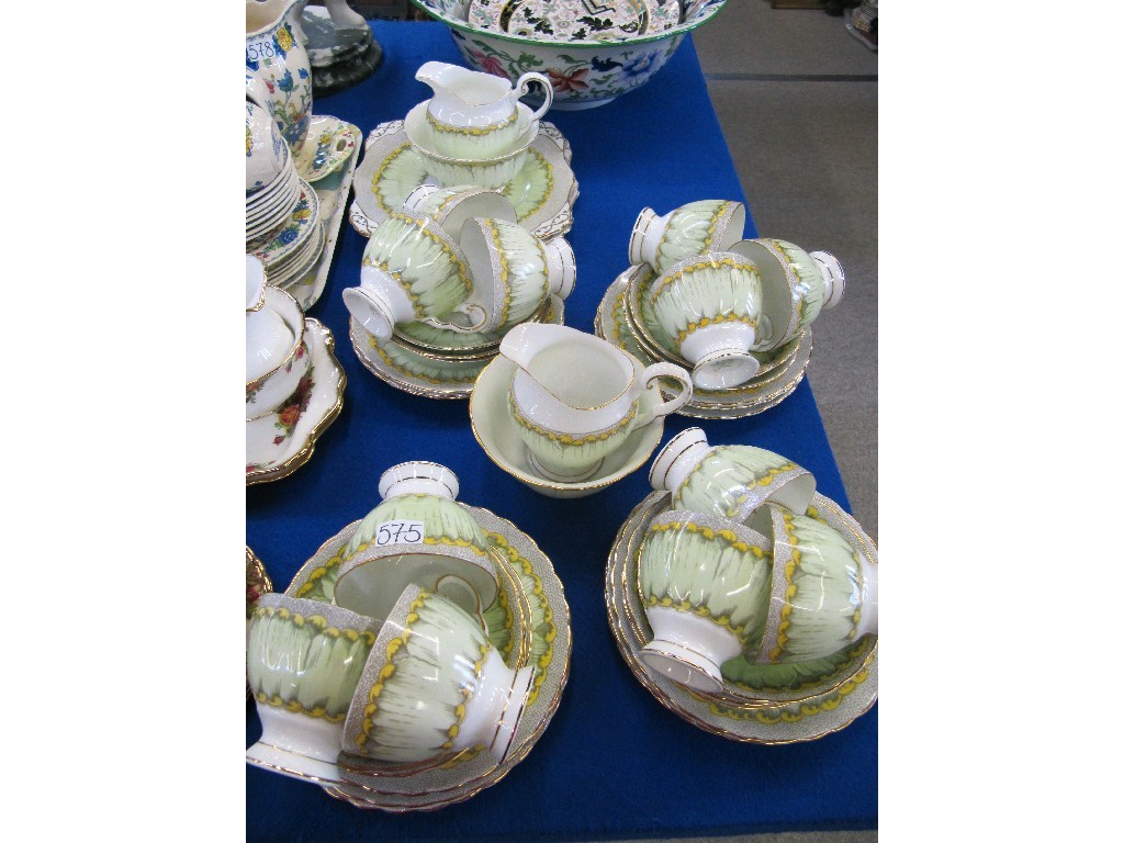 Appraisal: Tuscan bone China twelve setting teaset