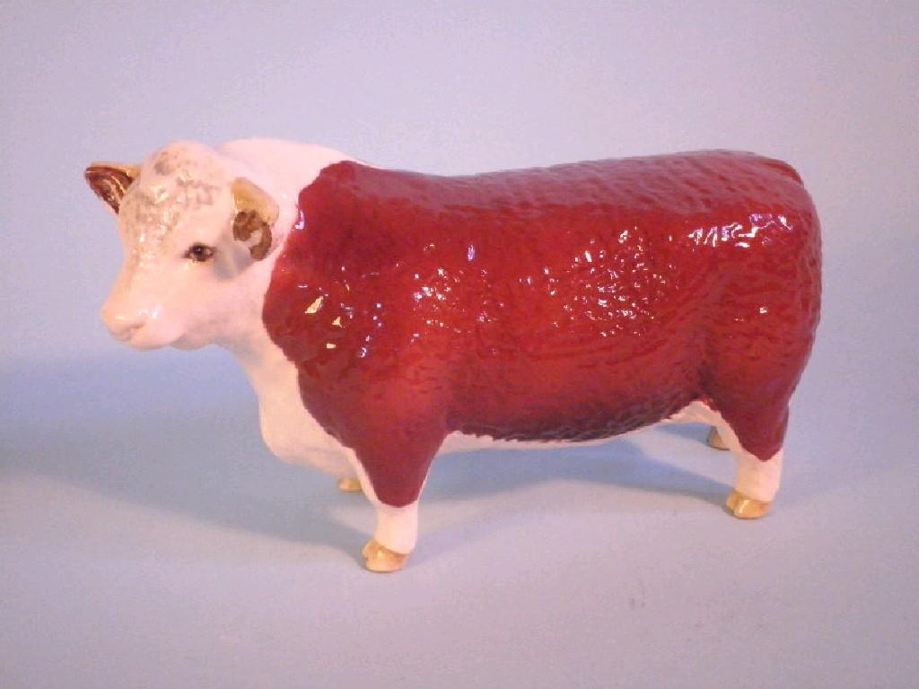 Appraisal: Beswick A Hereford bull