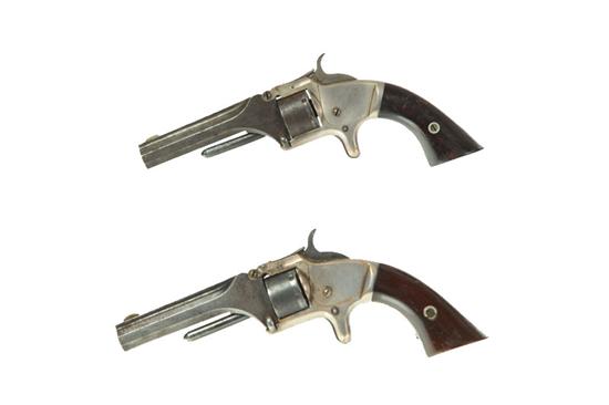 Appraisal: TWO SMITH WESSON MODEL SECOND ISSUE REVOLVERS caliber seven-shot rimfire