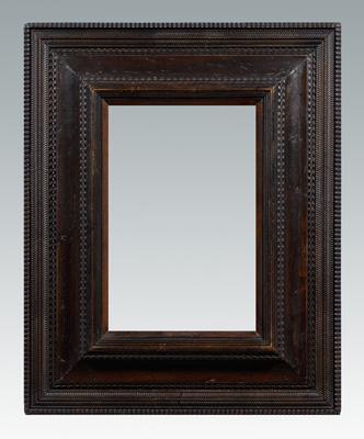 Appraisal: th century Dutch style frame antiqued reverse profile carved and