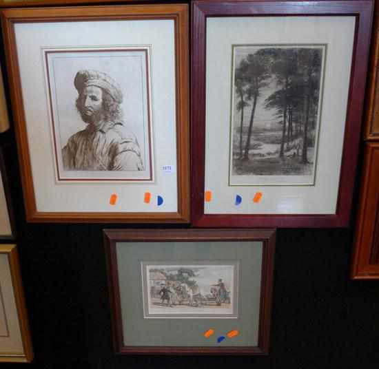 Appraisal: GROUP OF THREE PRINTS INCLUDING DR SYNTAX FRANCIS WALKER AND