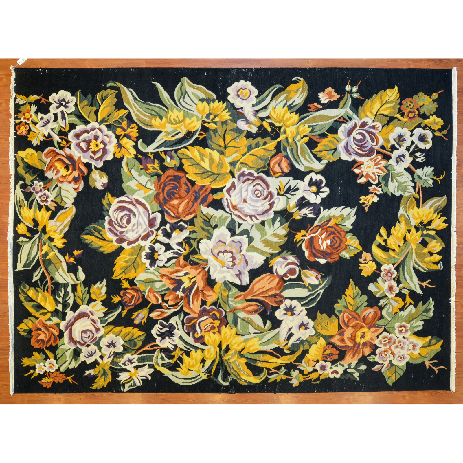 Appraisal: NOURMAK FLORAL DESIGN RUG CHINA X Fourth quarter- th century