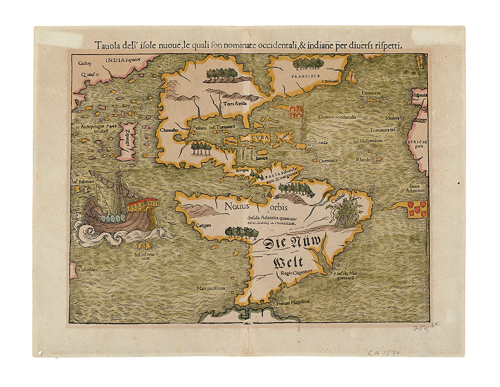 Appraisal: THE EARLIEST MAP TO DEPICT ALL OF AMERICA AND NAME