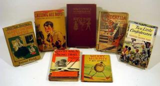 Appraisal: V Dust Jackets ANTIQUE CHILDREN'S BOOKS Confederates Adventure Viking Trail