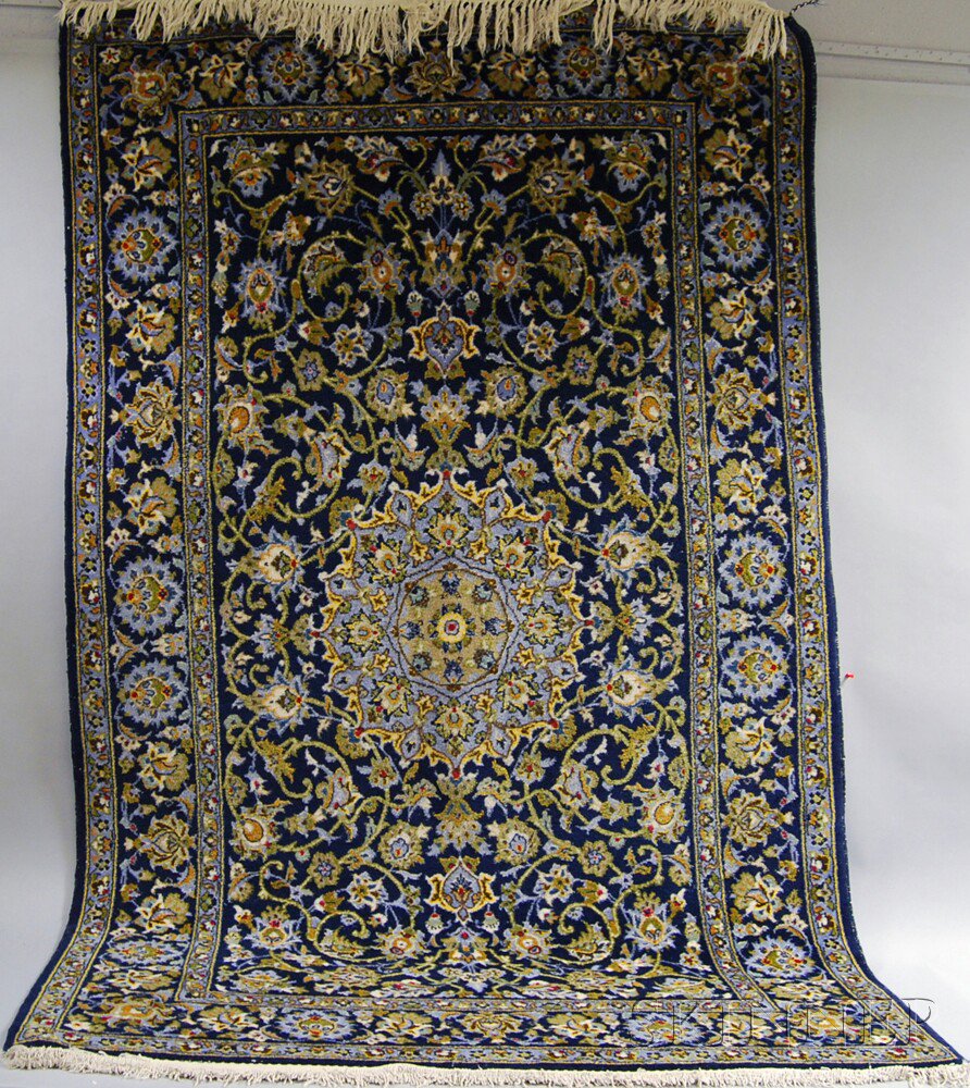 Appraisal: Kashan Rug Central Persia th century ft in x ft