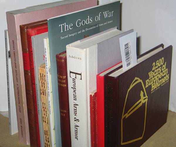 Appraisal: A lot of fifteen books and catalogs on European arms