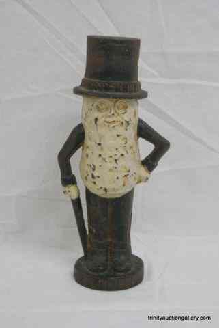 Appraisal: Cast Iron Planters ''Mr Peanut'' Coin BankThis is for a