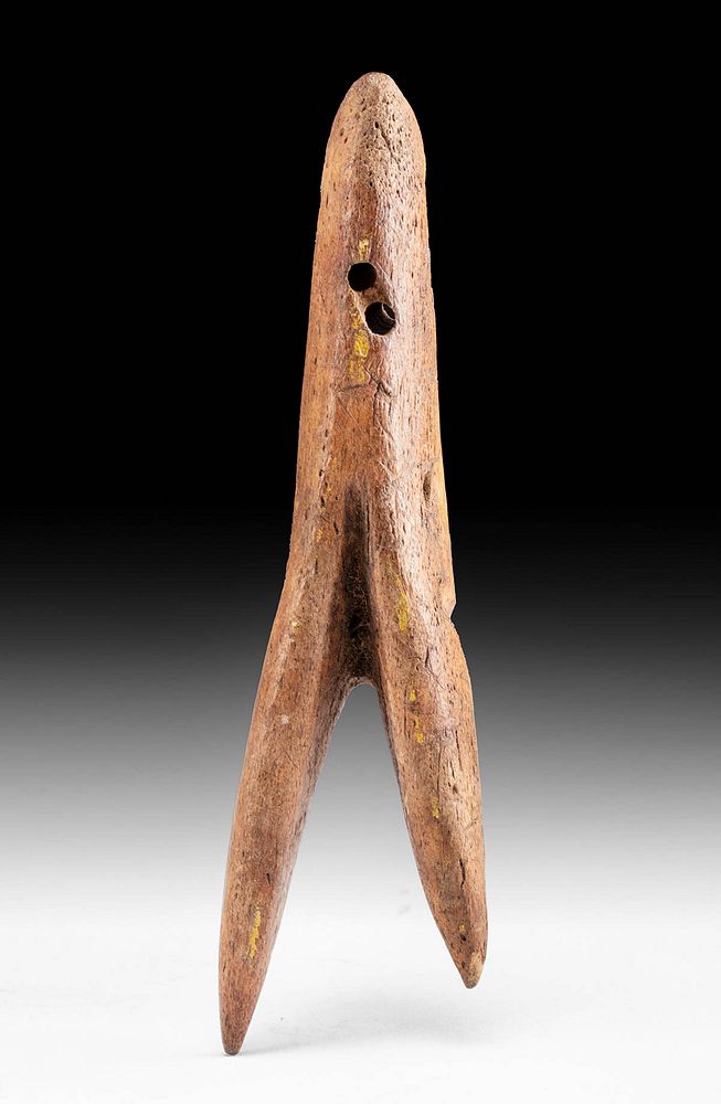 Appraisal: th C Native American Alaskan Inuit Bone Sled Guide Native