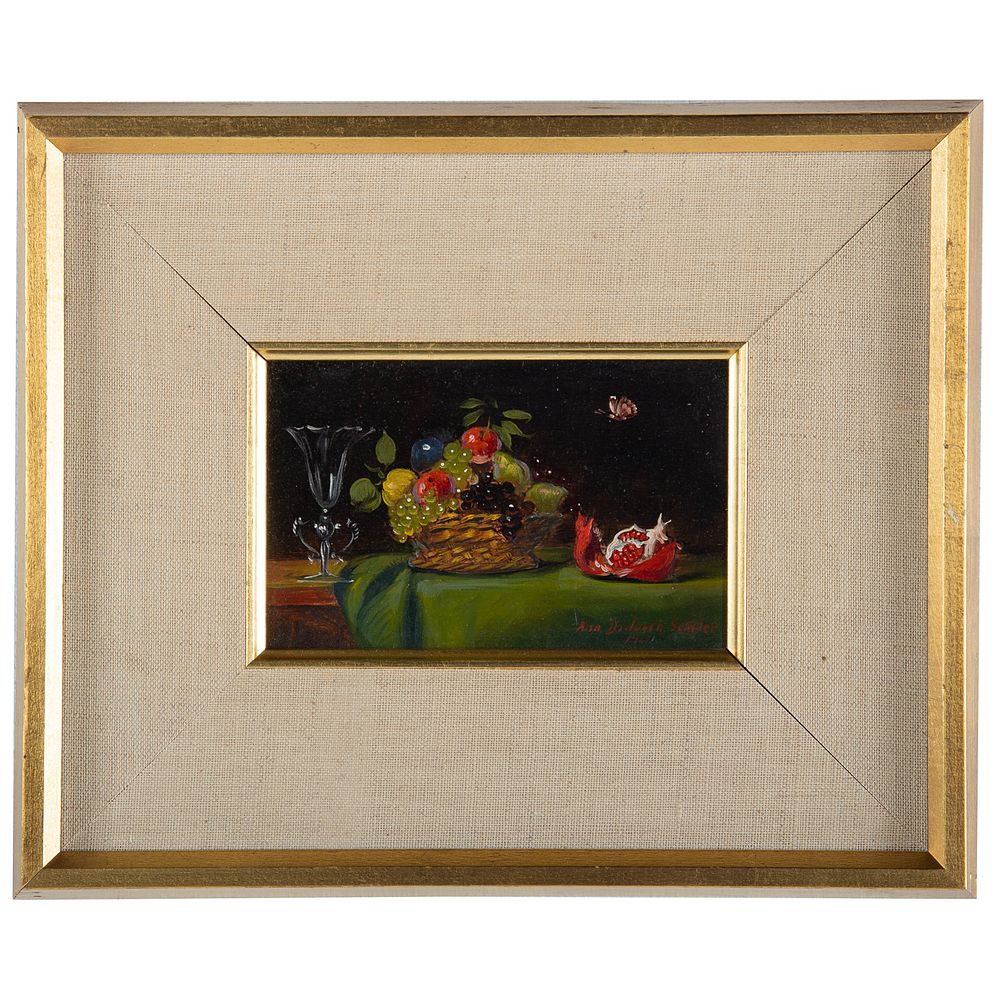 Appraisal: Ann Didusch Schuler Still Life with Fruit oil German American