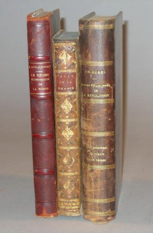 Appraisal: vols French Russian Economic History C Callonne M de De