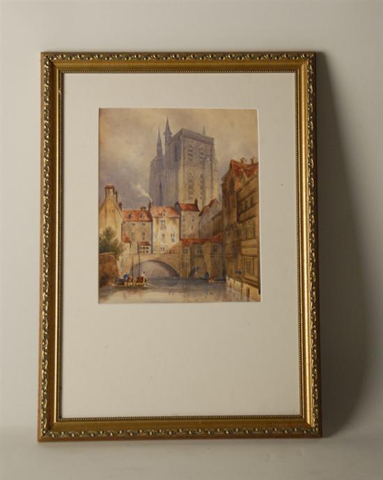 Appraisal: H T S th C English An English Cityscape a