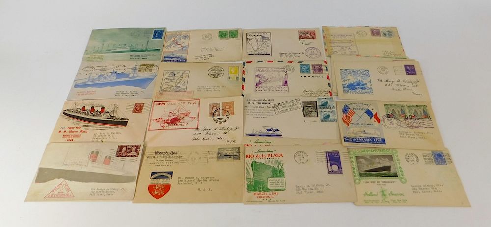 Appraisal: PC First Day Cover Maritime Stamp Postcard Group United States