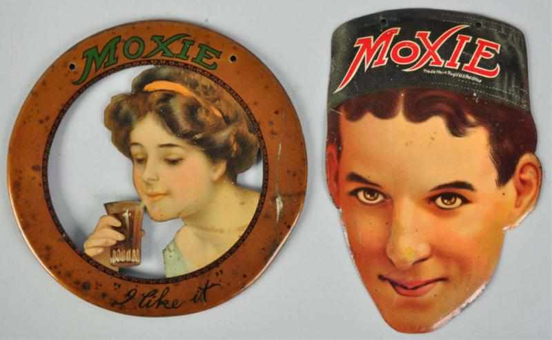 Appraisal: Lot of Tin Moxie Signs Circa to The girl has