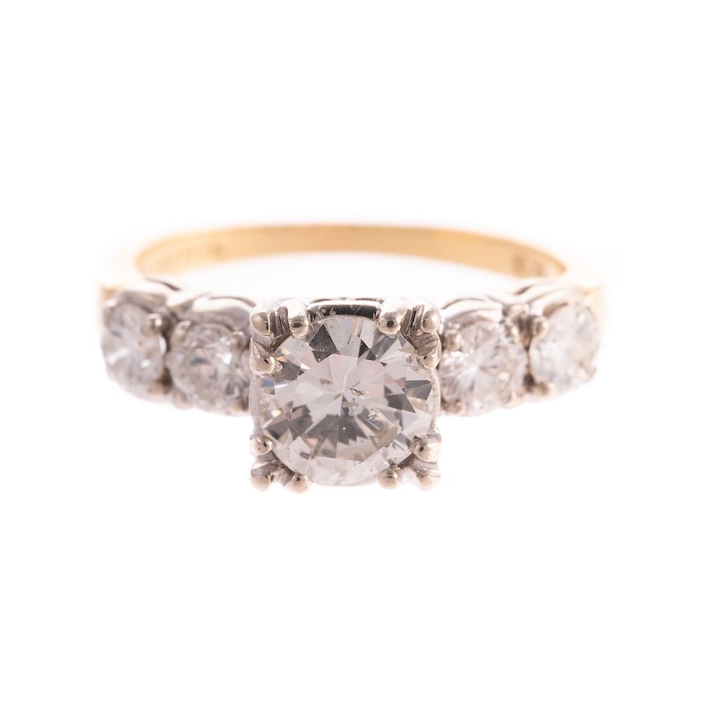 Appraisal: A ct Diamond Engagement Ring in K K yellow gold