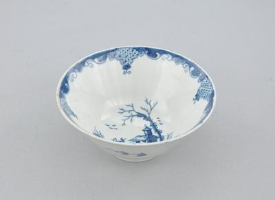 Appraisal: A Fine Porcelain Blue and White Bowl Hand decorated in