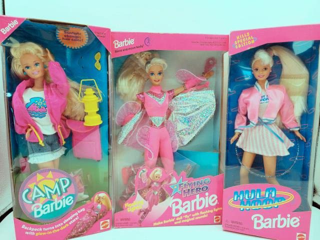 Appraisal: Barbie Dolls including Camp Barbie accessories detached but in the