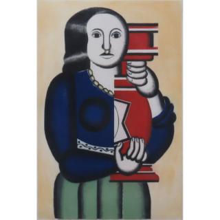 Appraisal: After Fernand Leger French - Femme a La Cruche Color