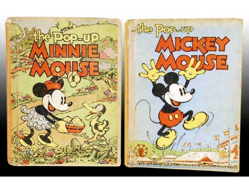 Appraisal: Lot of Mickey Minnie Mouse Pop-Up Books Description ''The Pop-Up