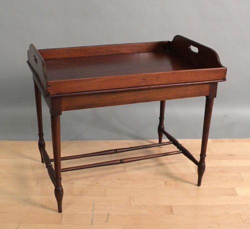 Appraisal: Georgian mahogany butler's tray table h w d