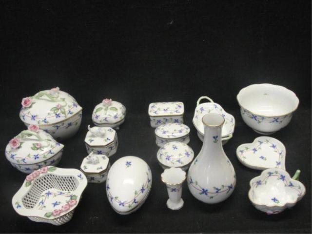 Appraisal: HEREND Lot of Assorted Porcelains From an East nd Street