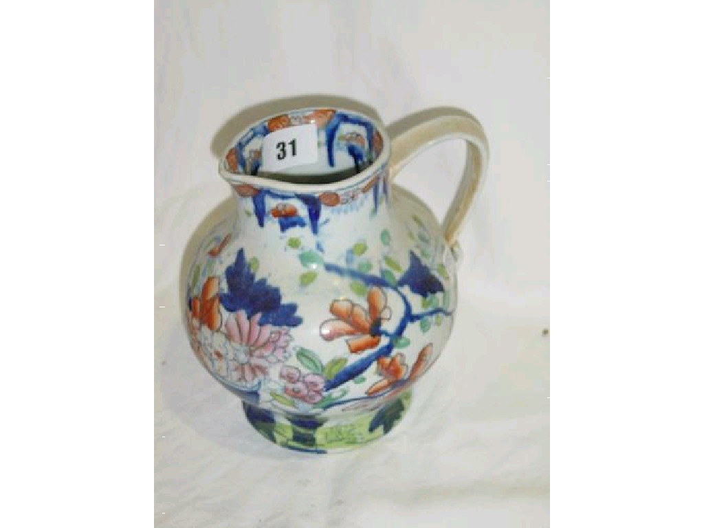 Appraisal: An early th century Masons patent ironstone china jug of