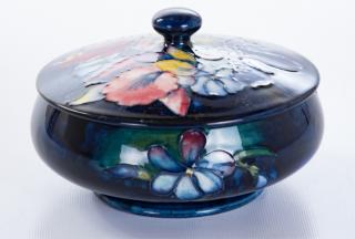 Appraisal: William Moorcroft Pottery Candy Dish William Moorcroft high glaze covered