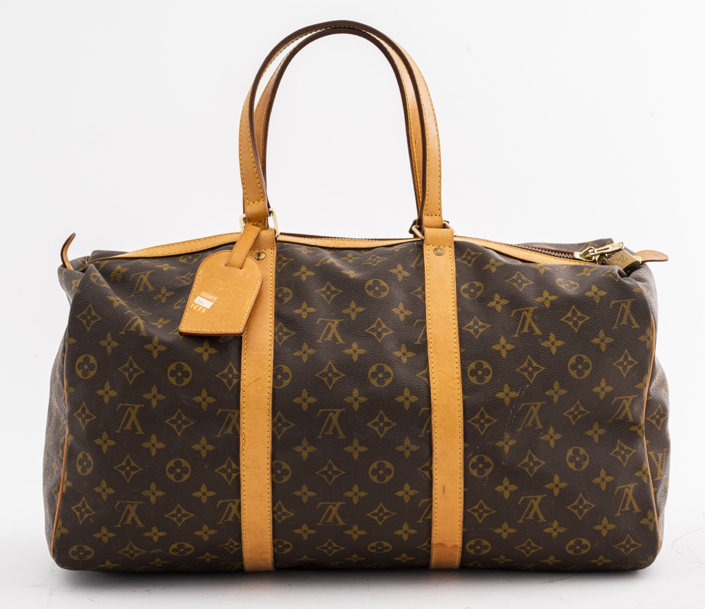 Appraisal: LOUIS VUITTON MONOGRAM KEEPALL BANDOULIERE Louis Vuitton monogram Keepall Bandouliere