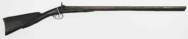 Appraisal: Canons A Rubans Belgian Double Barrel Percussion Shotgun ga ''