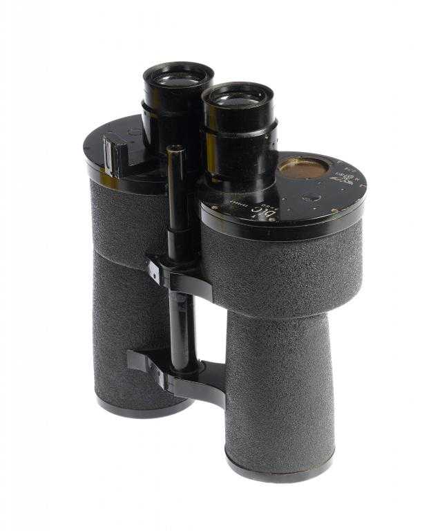 Appraisal: A PAIR OF WORLD WAR TWO GERMAN PRISM BINOCULARS x