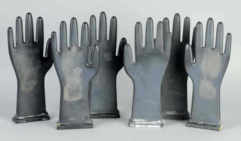 Appraisal: Lot of Rubber Glove Molds Description Nice and figural Condition