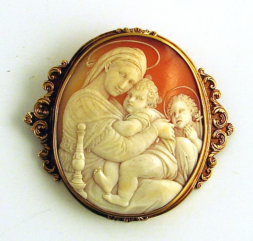 Appraisal: After Raphael's Madonna of the Chair with Christ Child and